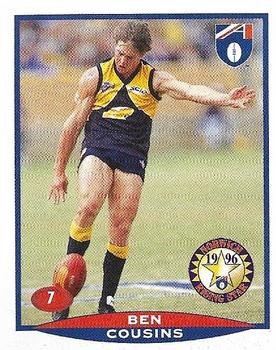 1997 Select AFL Stickers #7 Ben Cousins Front